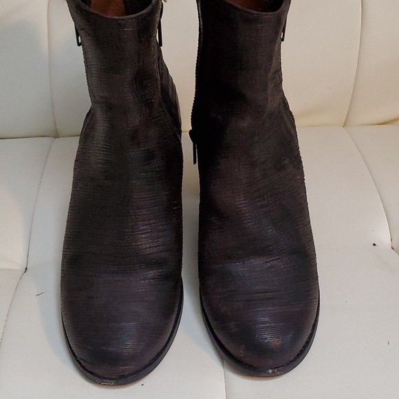 Frye Double Zip Moto Style Boots - Picture 8 of 14